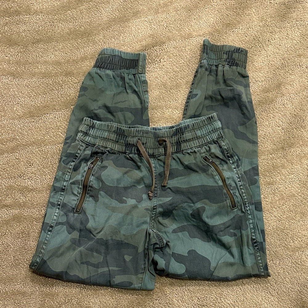 TNA Green Camouflage Joggers